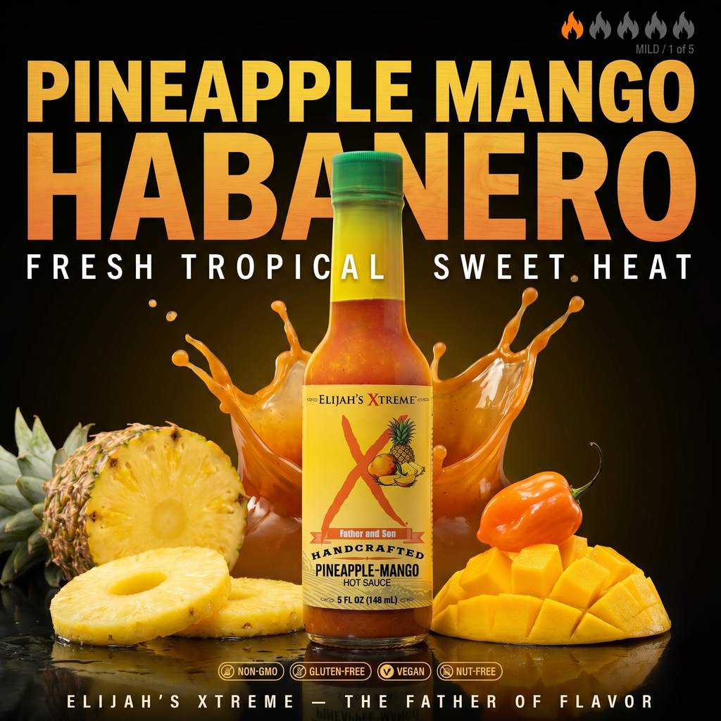 Pineapple-Mango Habanero Hot Sauce