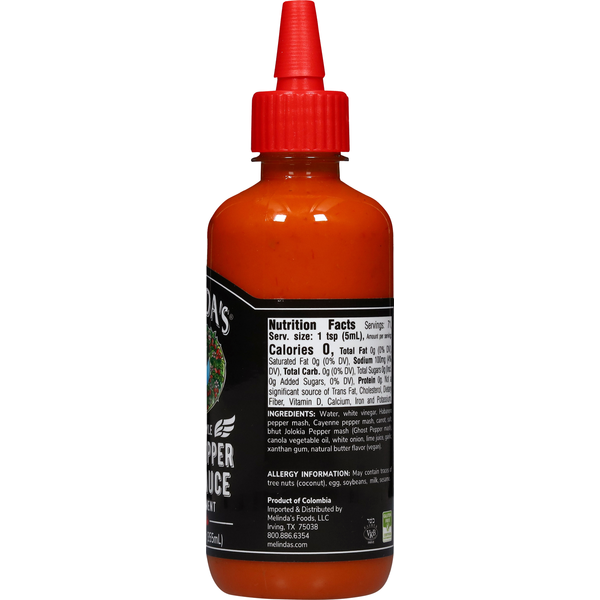 Melinda's Sauce and Condiment, Creamy Style, Ghost Pepper Wing